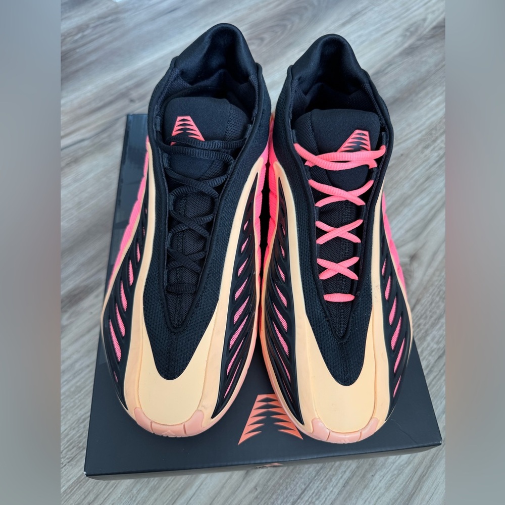 Adidas Anthony Edwards 2 Basketball Shoes AcidOrange/Core Black/Acid Red Mens 10